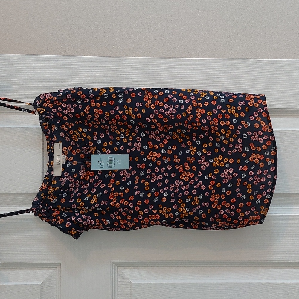 NWT Loft XXSP Floral Tank